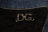 Dolce & Gabbana Black Floral Lace Front Skinny Denim Jeans